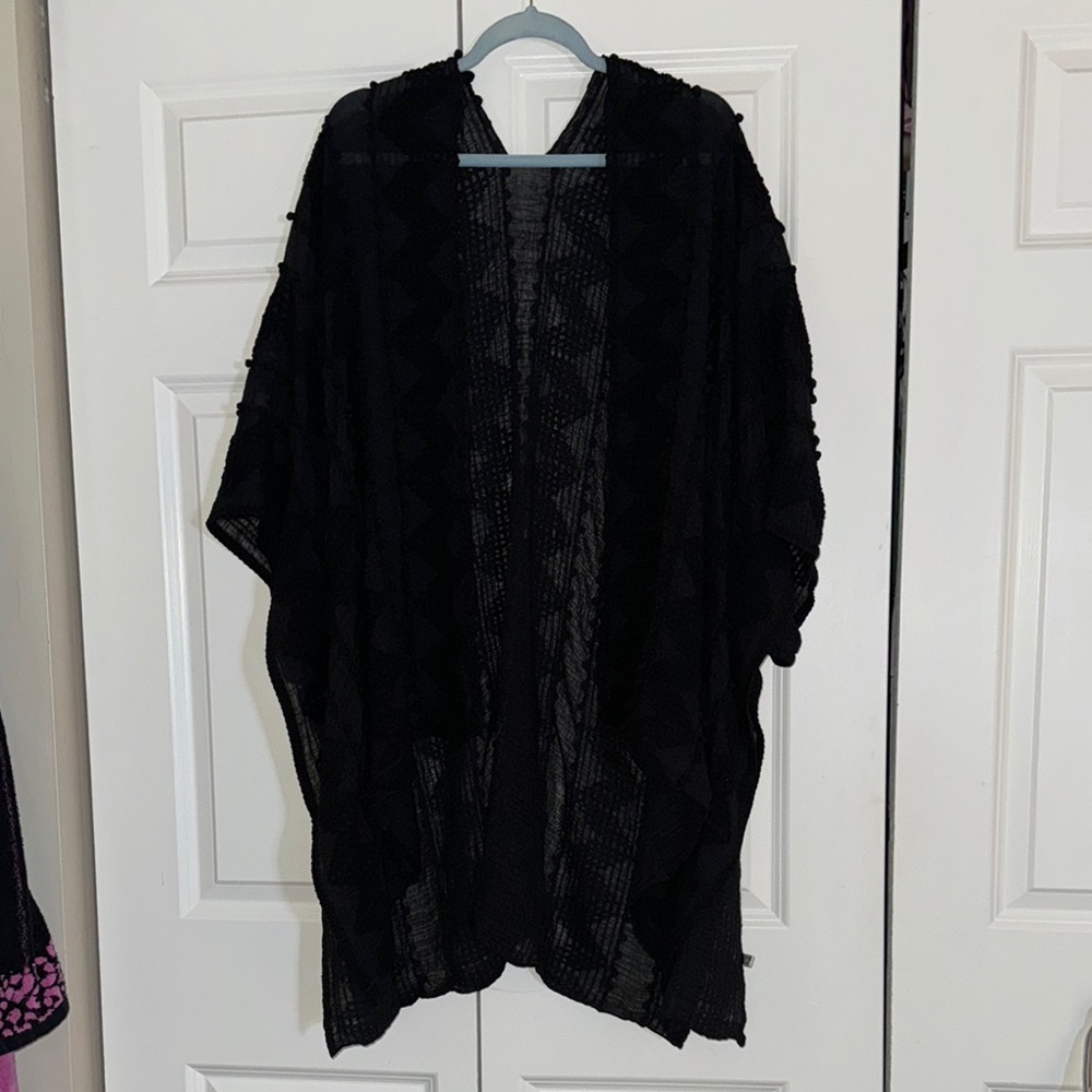 Torrid Black lace Cardigan